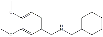 (cyclohexylmethyl)[(3,4-dimethoxyphenyl)methyl]amine Struktur