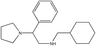 (cyclohexylmethyl)[2-phenyl-2-(pyrrolidin-1-yl)ethyl]amine Struktur