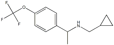 (cyclopropylmethyl)({1-[4-(trifluoromethoxy)phenyl]ethyl})amine Struktur