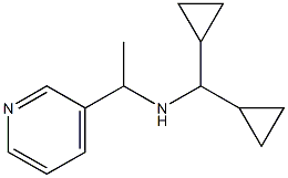 (dicyclopropylmethyl)[1-(pyridin-3-yl)ethyl]amine Struktur