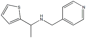 (pyridin-4-ylmethyl)[1-(thiophen-2-yl)ethyl]amine Struktur