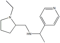 [(1-ethylpyrrolidin-2-yl)methyl][1-(pyridin-4-yl)ethyl]amine Struktur