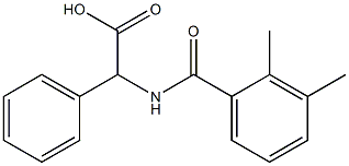 [(2,3-dimethylbenzoyl)amino](phenyl)acetic acid Struktur