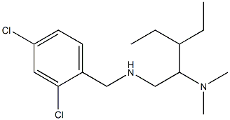 [(2,4-dichlorophenyl)methyl][2-(dimethylamino)-3-ethylpentyl]amine Struktur