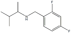 [(2,4-difluorophenyl)methyl](3-methylbutan-2-yl)amine Struktur