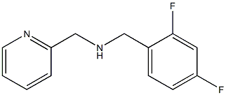 [(2,4-difluorophenyl)methyl](pyridin-2-ylmethyl)amine Struktur