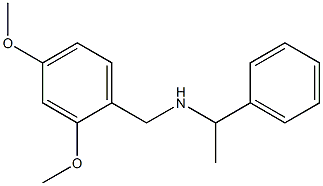 [(2,4-dimethoxyphenyl)methyl](1-phenylethyl)amine Struktur