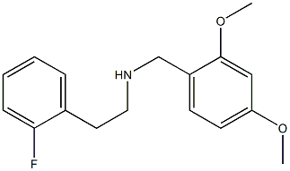 [(2,4-dimethoxyphenyl)methyl][2-(2-fluorophenyl)ethyl]amine Struktur