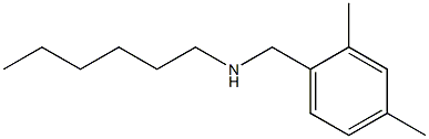 [(2,4-dimethylphenyl)methyl](hexyl)amine Struktur