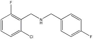 [(2-chloro-6-fluorophenyl)methyl][(4-fluorophenyl)methyl]amine Struktur