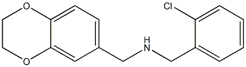 [(2-chlorophenyl)methyl](2,3-dihydro-1,4-benzodioxin-6-ylmethyl)amine Struktur