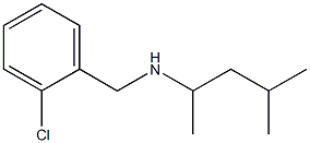 [(2-chlorophenyl)methyl](4-methylpentan-2-yl)amine Struktur