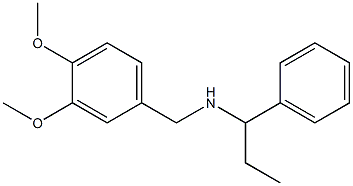 [(3,4-dimethoxyphenyl)methyl](1-phenylpropyl)amine Struktur