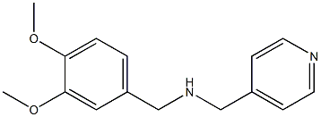 [(3,4-dimethoxyphenyl)methyl](pyridin-4-ylmethyl)amine Struktur