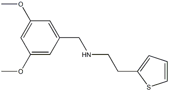 [(3,5-dimethoxyphenyl)methyl][2-(thiophen-2-yl)ethyl]amine Struktur