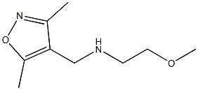 [(3,5-dimethyl-1,2-oxazol-4-yl)methyl](2-methoxyethyl)amine Struktur