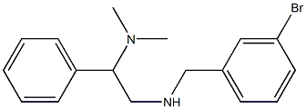 [(3-bromophenyl)methyl][2-(dimethylamino)-2-phenylethyl]amine Struktur