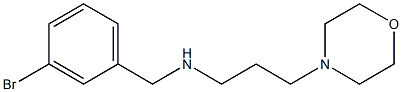 [(3-bromophenyl)methyl][3-(morpholin-4-yl)propyl]amine Struktur