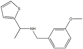 [(3-methoxyphenyl)methyl][1-(thiophen-2-yl)ethyl]amine Struktur