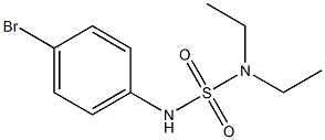 [(4-bromophenyl)sulfamoyl]diethylamine Struktur