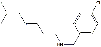 [(4-chlorophenyl)methyl][3-(2-methylpropoxy)propyl]amine Struktur