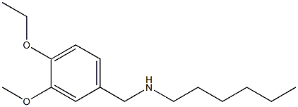 [(4-ethoxy-3-methoxyphenyl)methyl](hexyl)amine Struktur