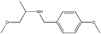 [(4-methoxyphenyl)methyl](1-methoxypropan-2-yl)amine Struktur