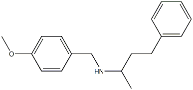 [(4-methoxyphenyl)methyl](4-phenylbutan-2-yl)amine Struktur