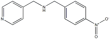 [(4-nitrophenyl)methyl](pyridin-4-ylmethyl)amine Struktur