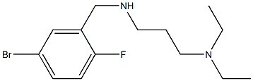 [(5-bromo-2-fluorophenyl)methyl][3-(diethylamino)propyl]amine Struktur