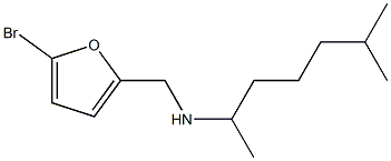 [(5-bromofuran-2-yl)methyl](6-methylheptan-2-yl)amine Struktur