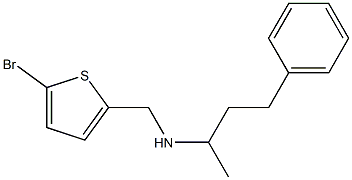 [(5-bromothiophen-2-yl)methyl](4-phenylbutan-2-yl)amine Struktur