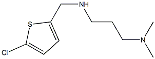 [(5-chlorothiophen-2-yl)methyl][3-(dimethylamino)propyl]amine Struktur