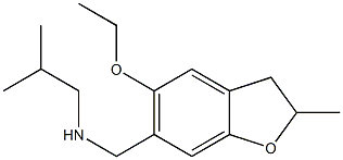 [(5-ethoxy-2-methyl-2,3-dihydro-1-benzofuran-6-yl)methyl](2-methylpropyl)amine Struktur