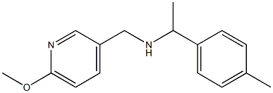 [(6-methoxypyridin-3-yl)methyl][1-(4-methylphenyl)ethyl]amine Struktur