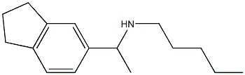 [1-(2,3-dihydro-1H-inden-5-yl)ethyl](pentyl)amine Struktur