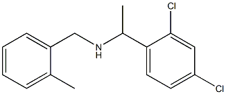 [1-(2,4-dichlorophenyl)ethyl][(2-methylphenyl)methyl]amine Struktur