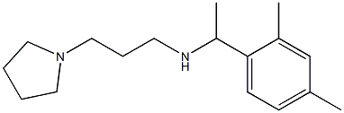 [1-(2,4-dimethylphenyl)ethyl][3-(pyrrolidin-1-yl)propyl]amine Struktur