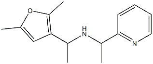 [1-(2,5-dimethylfuran-3-yl)ethyl][1-(pyridin-2-yl)ethyl]amine Struktur