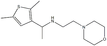 [1-(2,5-dimethylthiophen-3-yl)ethyl][2-(morpholin-4-yl)ethyl]amine Struktur