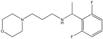 [1-(2,6-difluorophenyl)ethyl][3-(morpholin-4-yl)propyl]amine Struktur