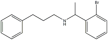 [1-(2-bromophenyl)ethyl](3-phenylpropyl)amine Struktur