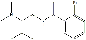 [1-(2-bromophenyl)ethyl][2-(dimethylamino)-3-methylbutyl]amine Struktur