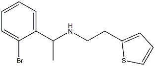 [1-(2-bromophenyl)ethyl][2-(thiophen-2-yl)ethyl]amine Struktur