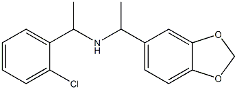 [1-(2H-1,3-benzodioxol-5-yl)ethyl][1-(2-chlorophenyl)ethyl]amine Struktur