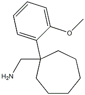 [1-(2-methoxyphenyl)cycloheptyl]methanamine Struktur