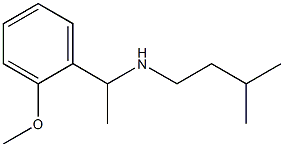 [1-(2-methoxyphenyl)ethyl](3-methylbutyl)amine Struktur