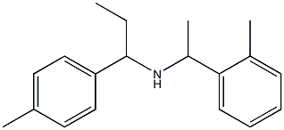 [1-(2-methylphenyl)ethyl][1-(4-methylphenyl)propyl]amine Struktur