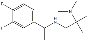 [1-(3,4-difluorophenyl)ethyl][2-(dimethylamino)-2-methylpropyl]amine Struktur