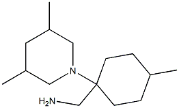 [1-(3,5-dimethylpiperidin-1-yl)-4-methylcyclohexyl]methanamine Struktur